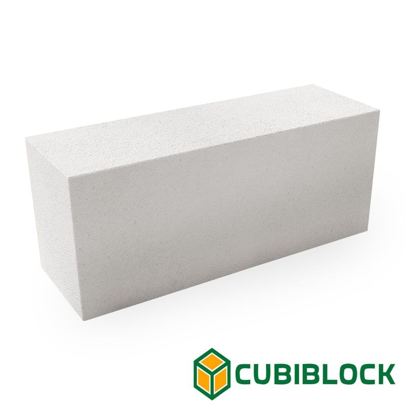 Газобетонный блок стеновой Cubi Block D600 625х200х250 B3.5